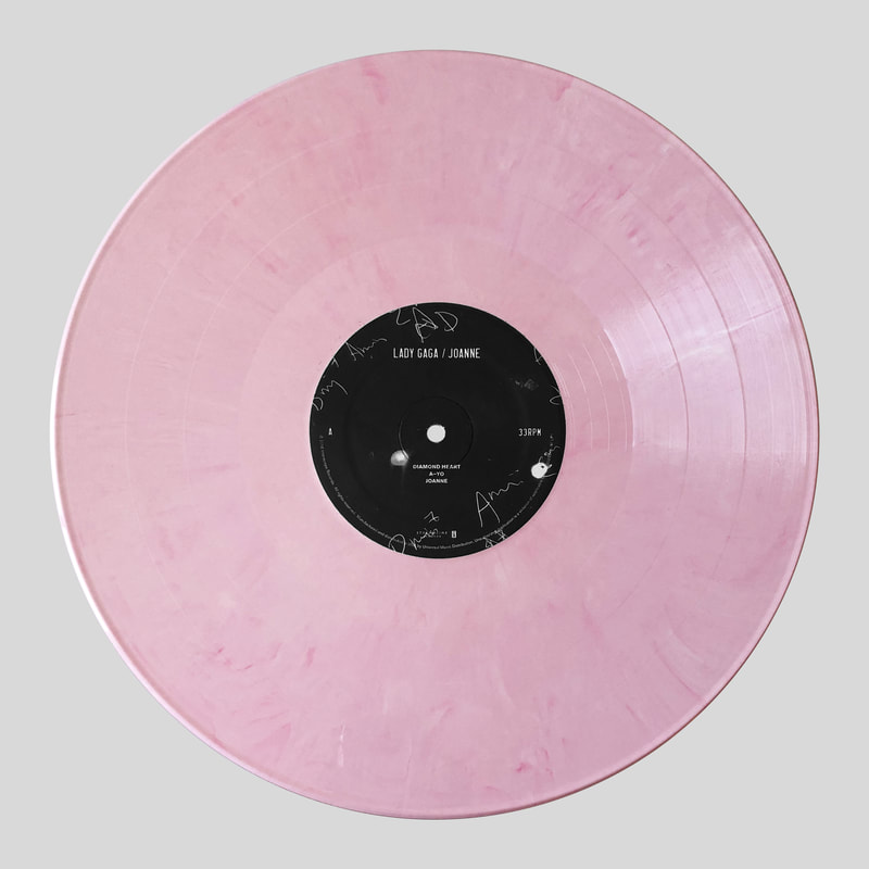  Lady Gagas Joanne Limited Opaque Pink Swirl Vinyl